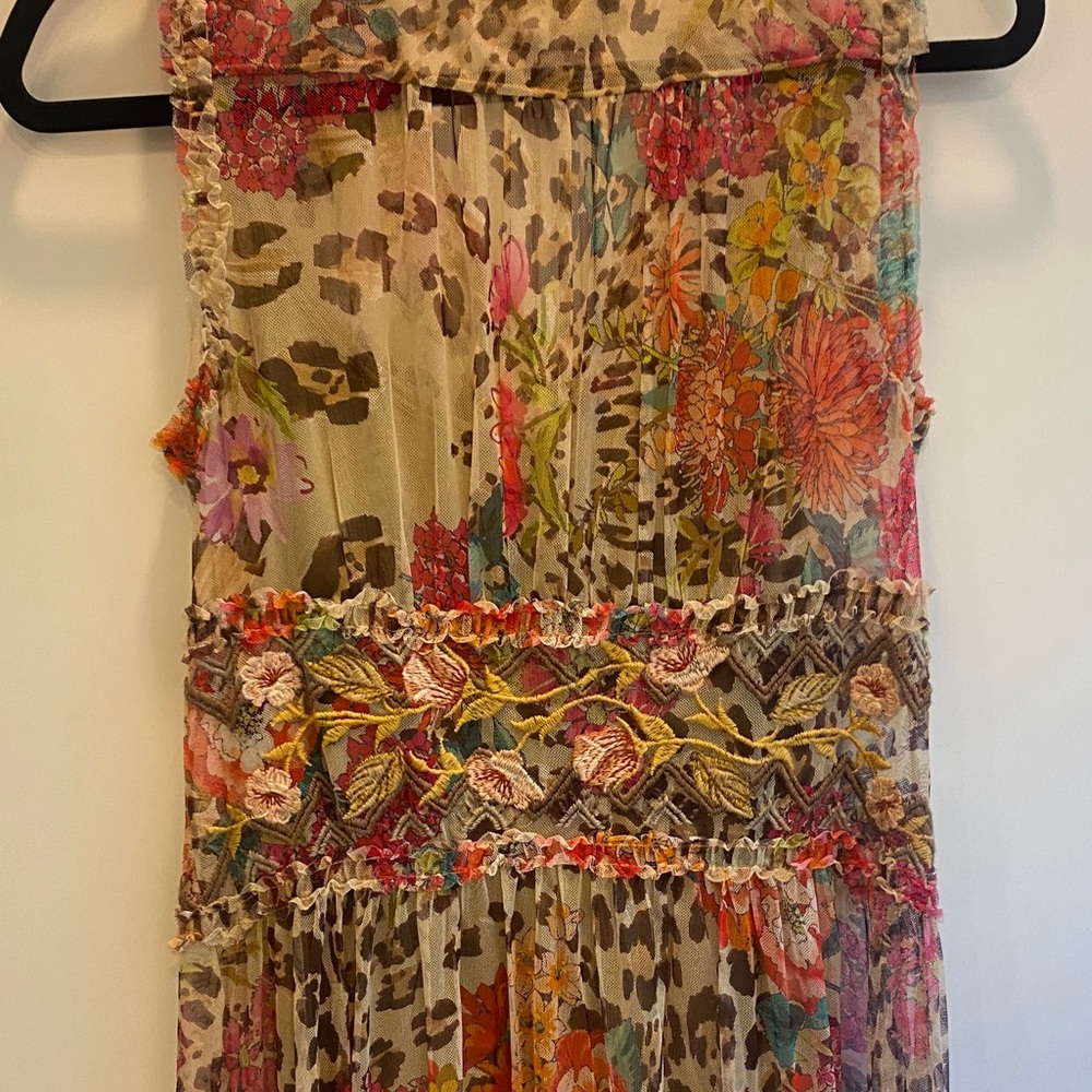 Johnny Was Multicolor Floral Dress - Picture 10 of 11